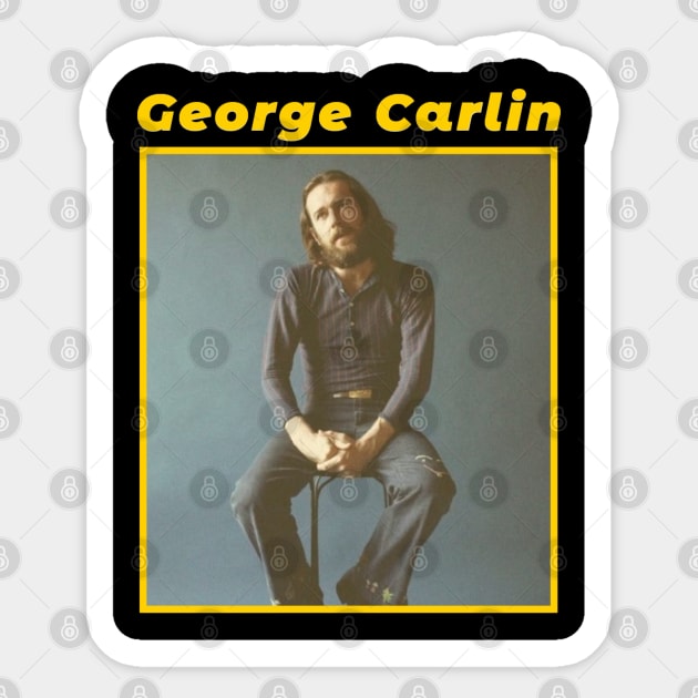 George Carlin / 1937 Sticker by DirtyChais